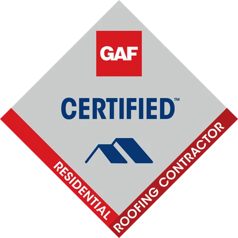 GAF Certified Residential Roofing Contractor badge